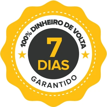 Garantia 100% Dinheiro de Volta – 7 Dias
